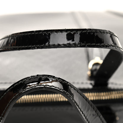 Gucci Patent Microguccissima Large Nice Top Handle Dome Bag Black 14 of 15