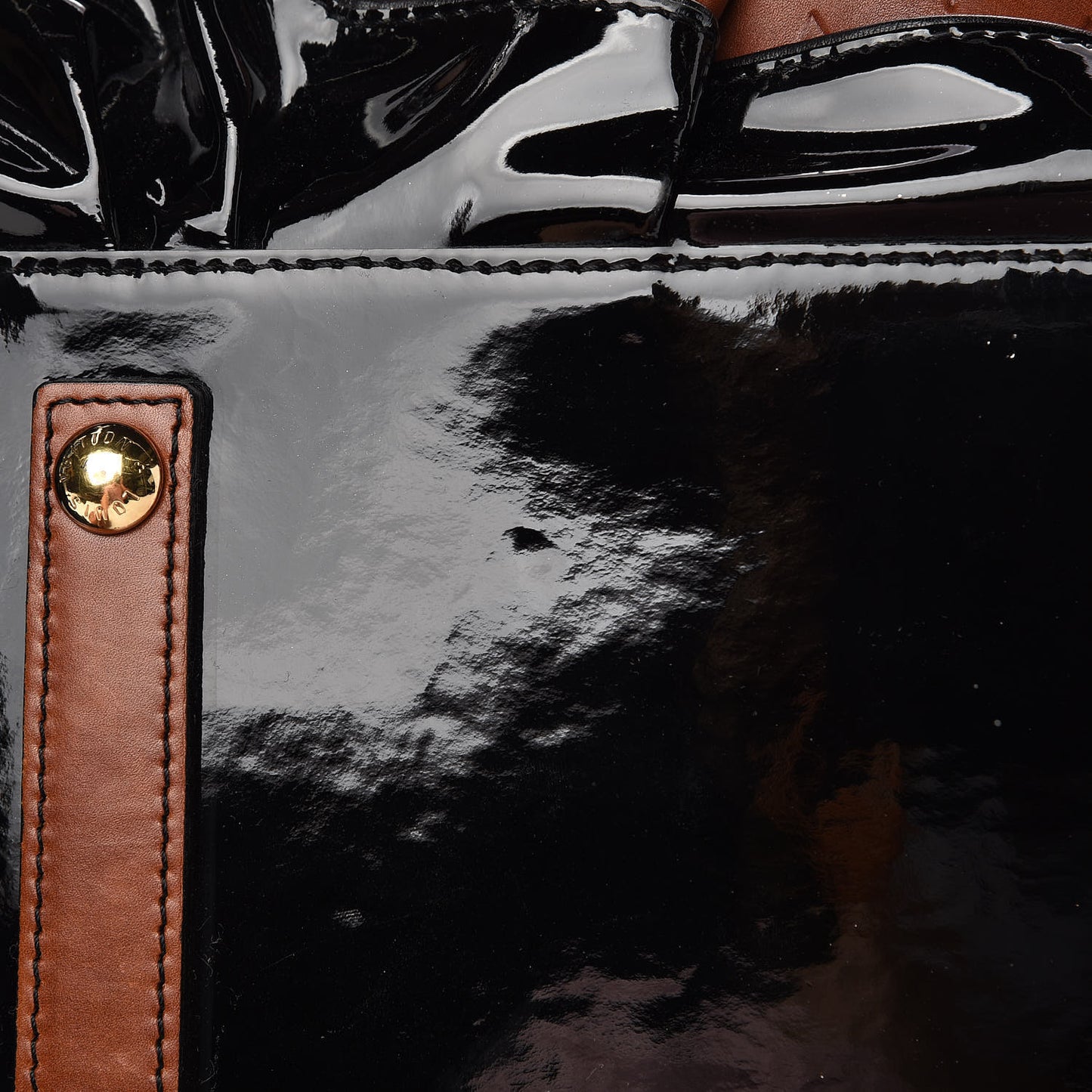 Cuir Embossed Monogram Stephen Bag Fauve