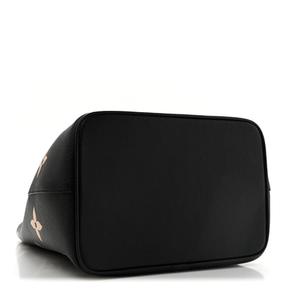 Louis Vuitton Empreinte Monogram Giant Neonoe MM Black Beige 5 of 12