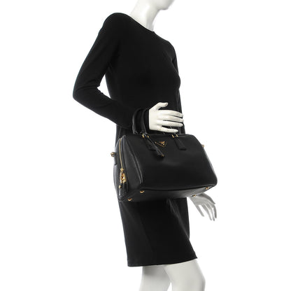 Prada Saffiano Lux Bowler Black 3 of 8