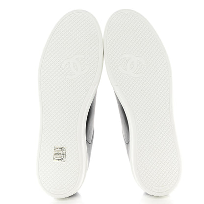 Chanel Calfskin CC Womens Sneakers 41.5 Black 6 of 12
