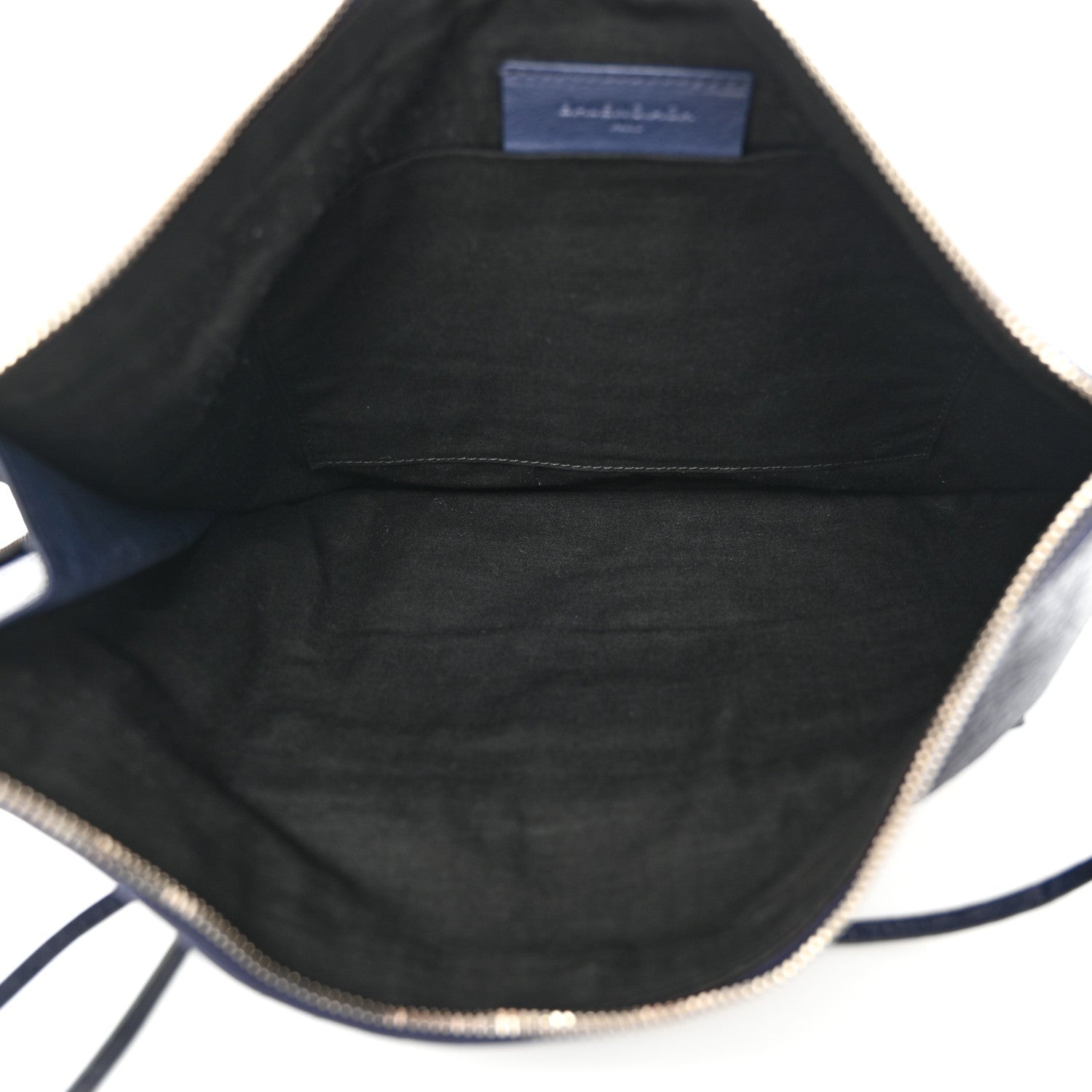 Balenciaga Agneau Classic Hardware Small Pouch Navy 5 of 10