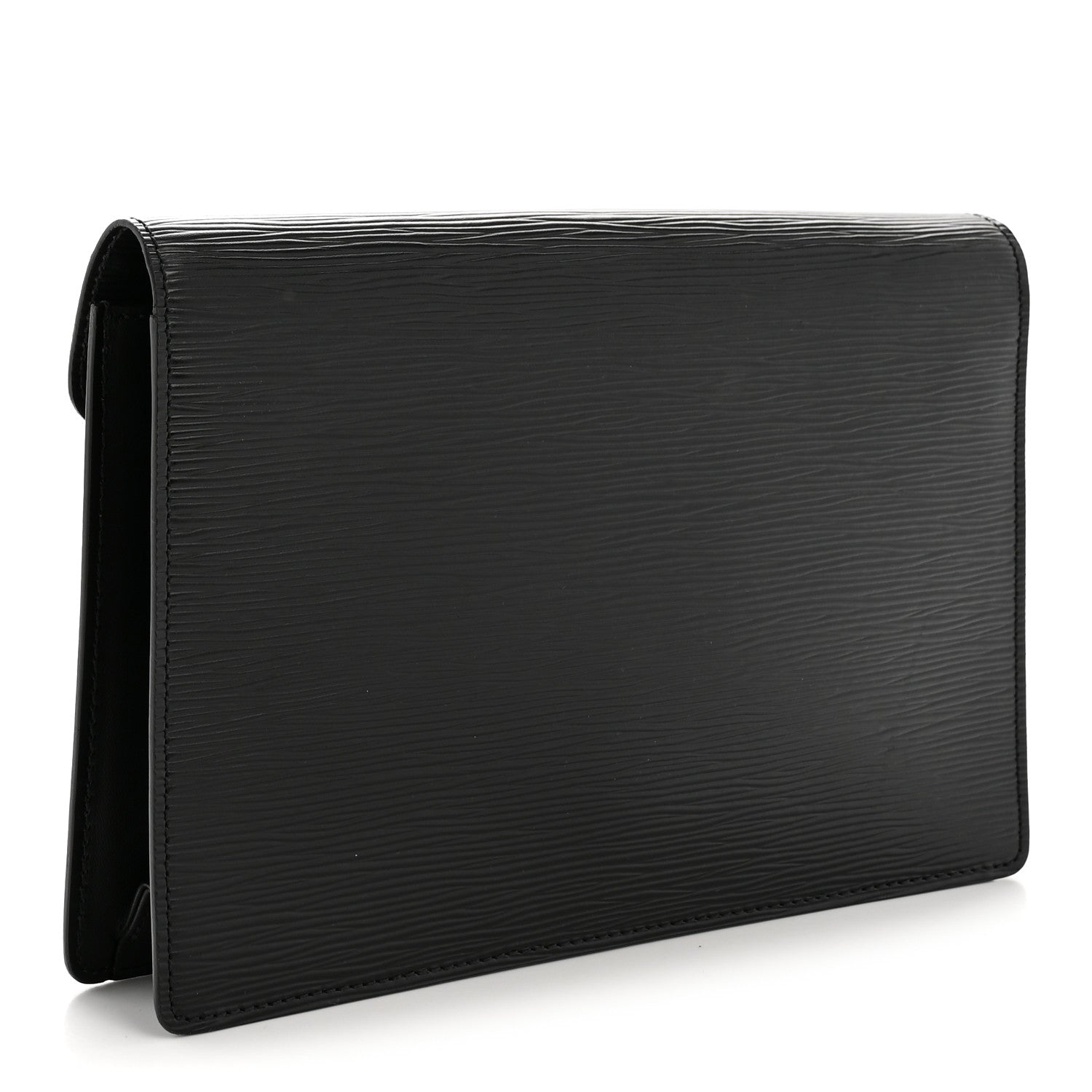 Louis Vuitton Epi Pochette Sellier Dragonne Clutch Black 3 of 13