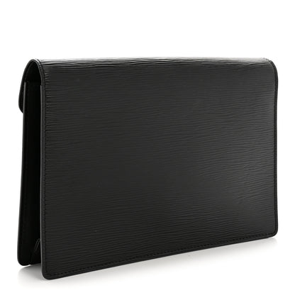 Louis Vuitton Epi Pochette Sellier Dragonne Clutch Black 3 of 13