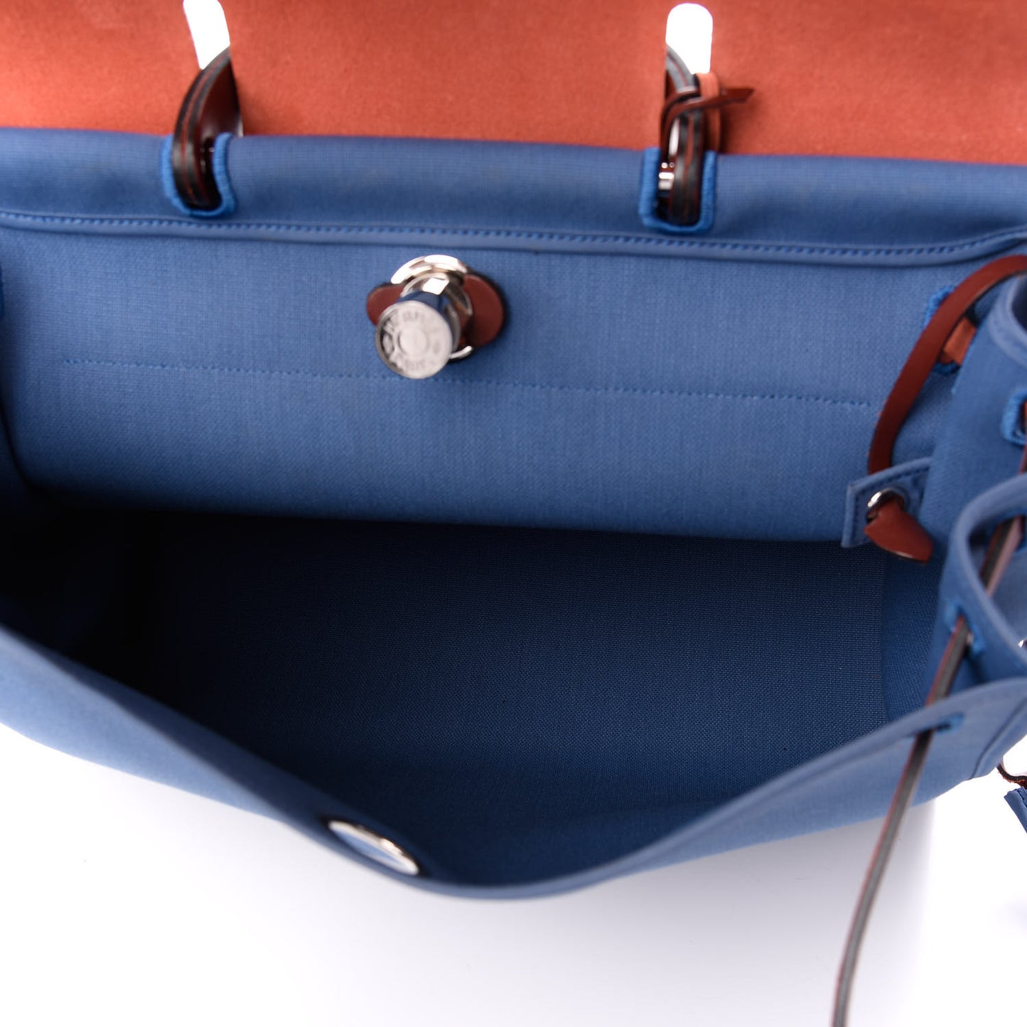 Toile Vache Hunter Herbag Zip 39 MM Bleu Orage Rouge H