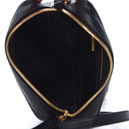 Prada Vitello Daino Camera Crossbody Black 7 of 10