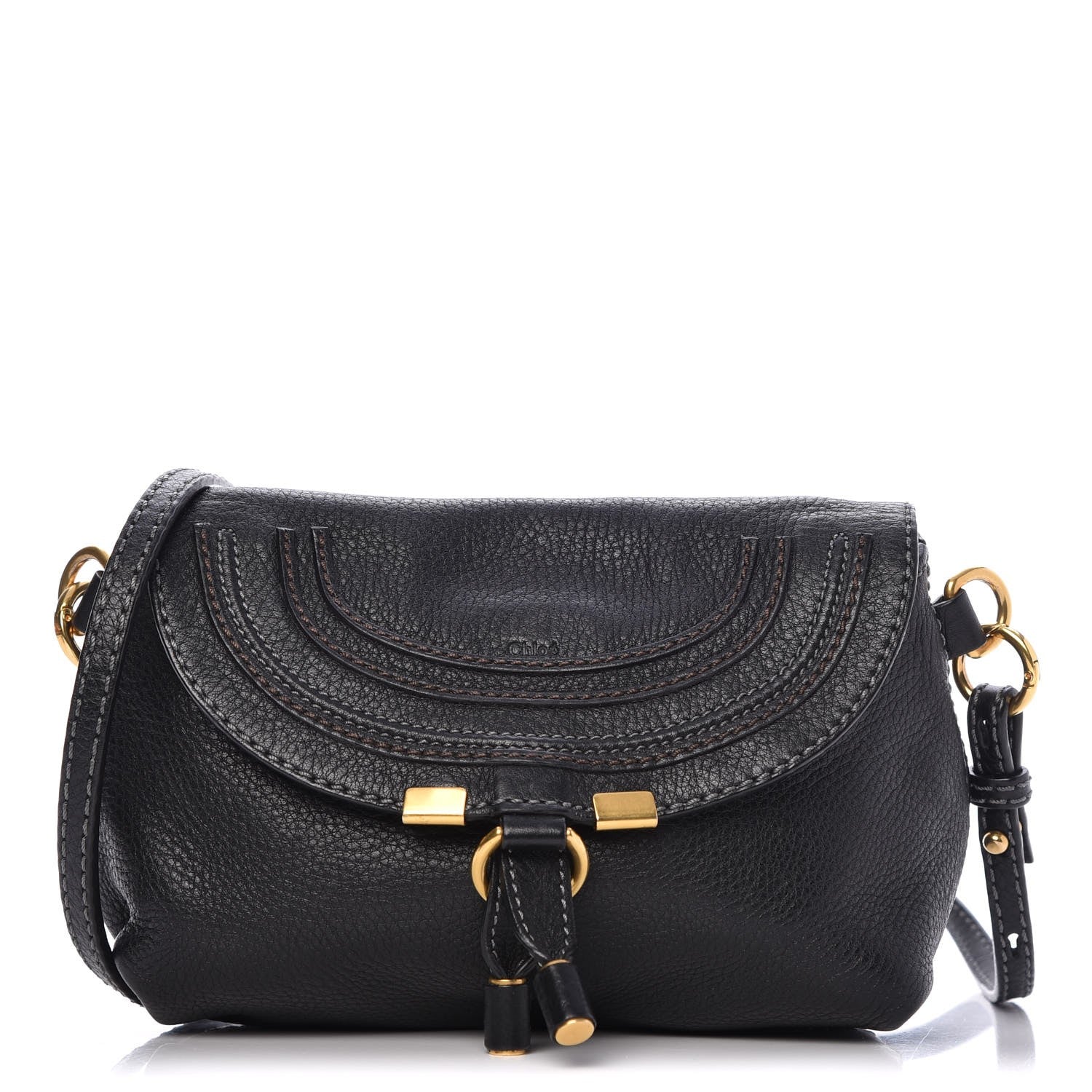 Chloe Calfskin Marcie Pochette Crossbody Bag Black 1 of 9