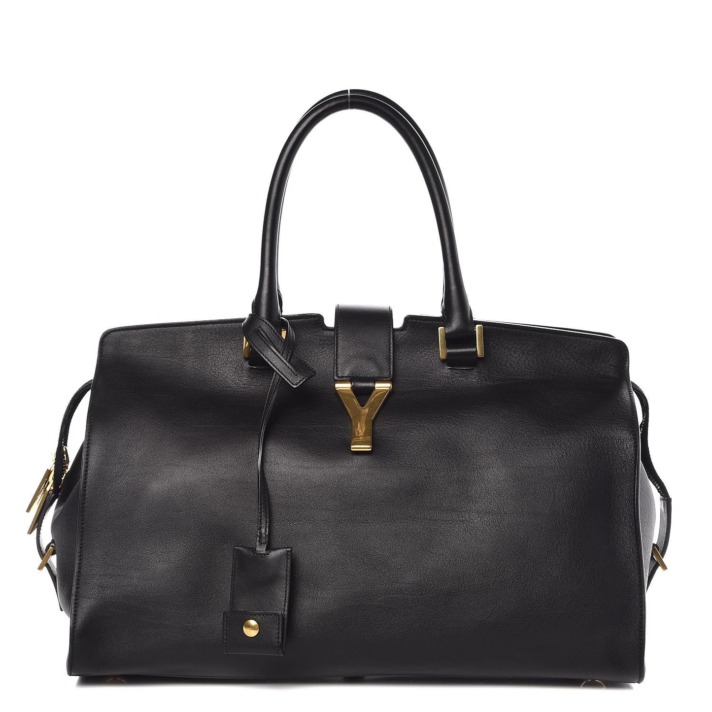 Calfskin Medium Classic Y Cabas Black