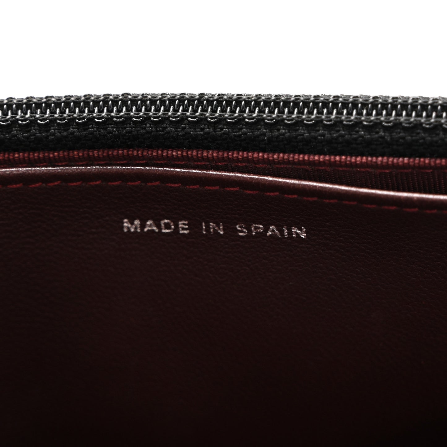 Lambskin Quilted Wallet On Chain WOC Black