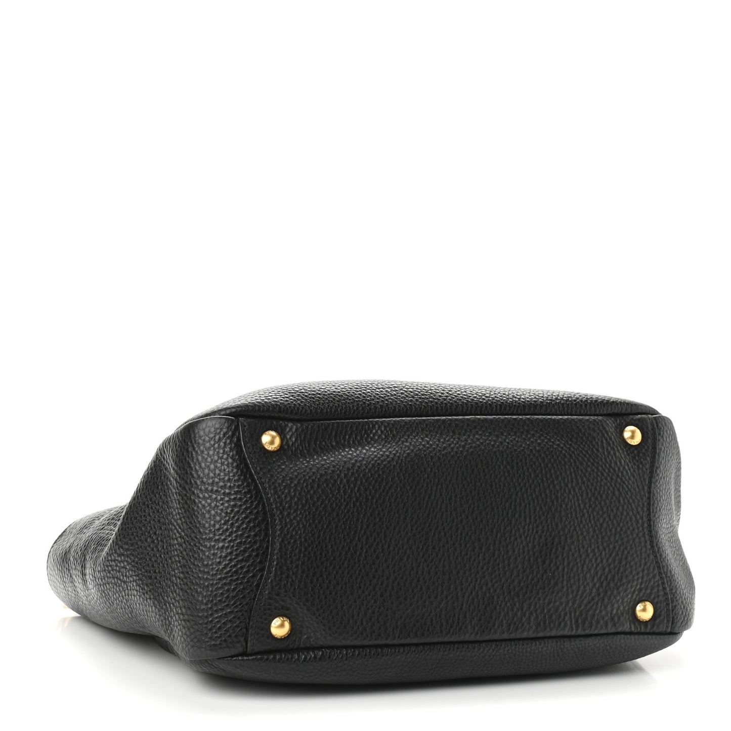 Vitello Daino Side Pocket Hobo Black
