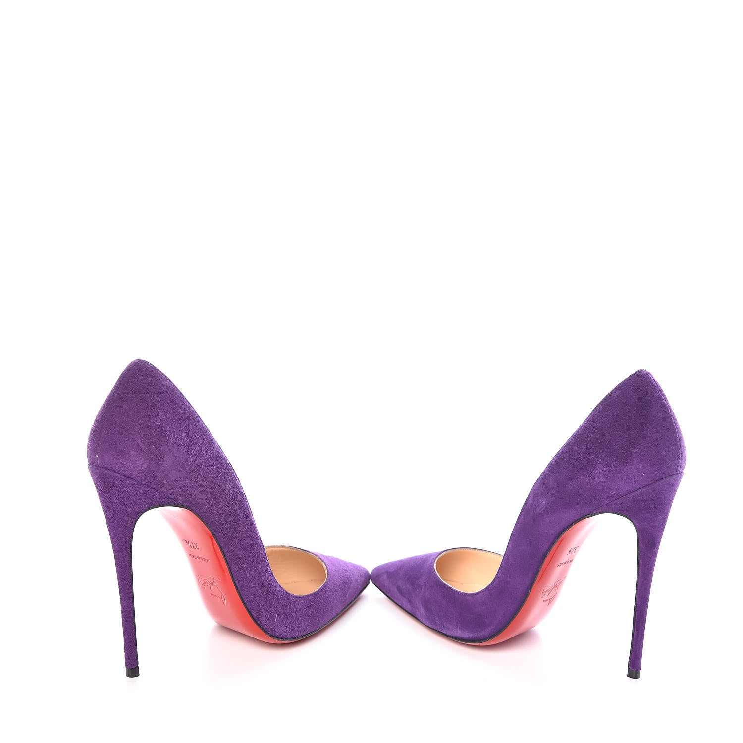 Christian Louboutin Suede So Kate 120 Pumps 37.5 Violet 6 of 11