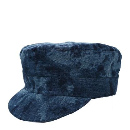 Christian Dior Cotton Denim Baker Boy Hat 57 Blue 1 of 7