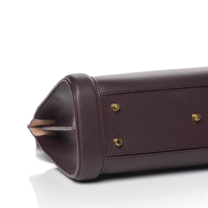 Alexander McQueen Sweet Calfskin Small Heroine 30 Burgundy 8 of 9