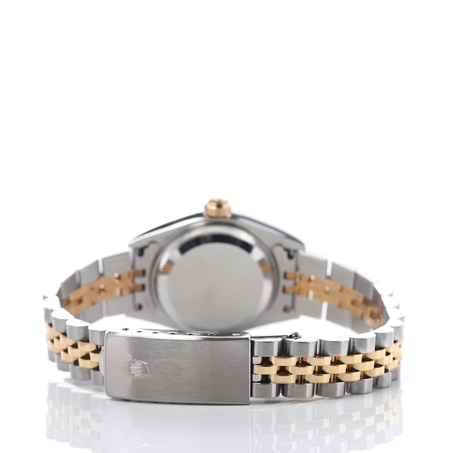 Stainless Steel 18K Yellow Gold Diamond 26mm Oyster Perpetual Datejust Watch Champagne 79173