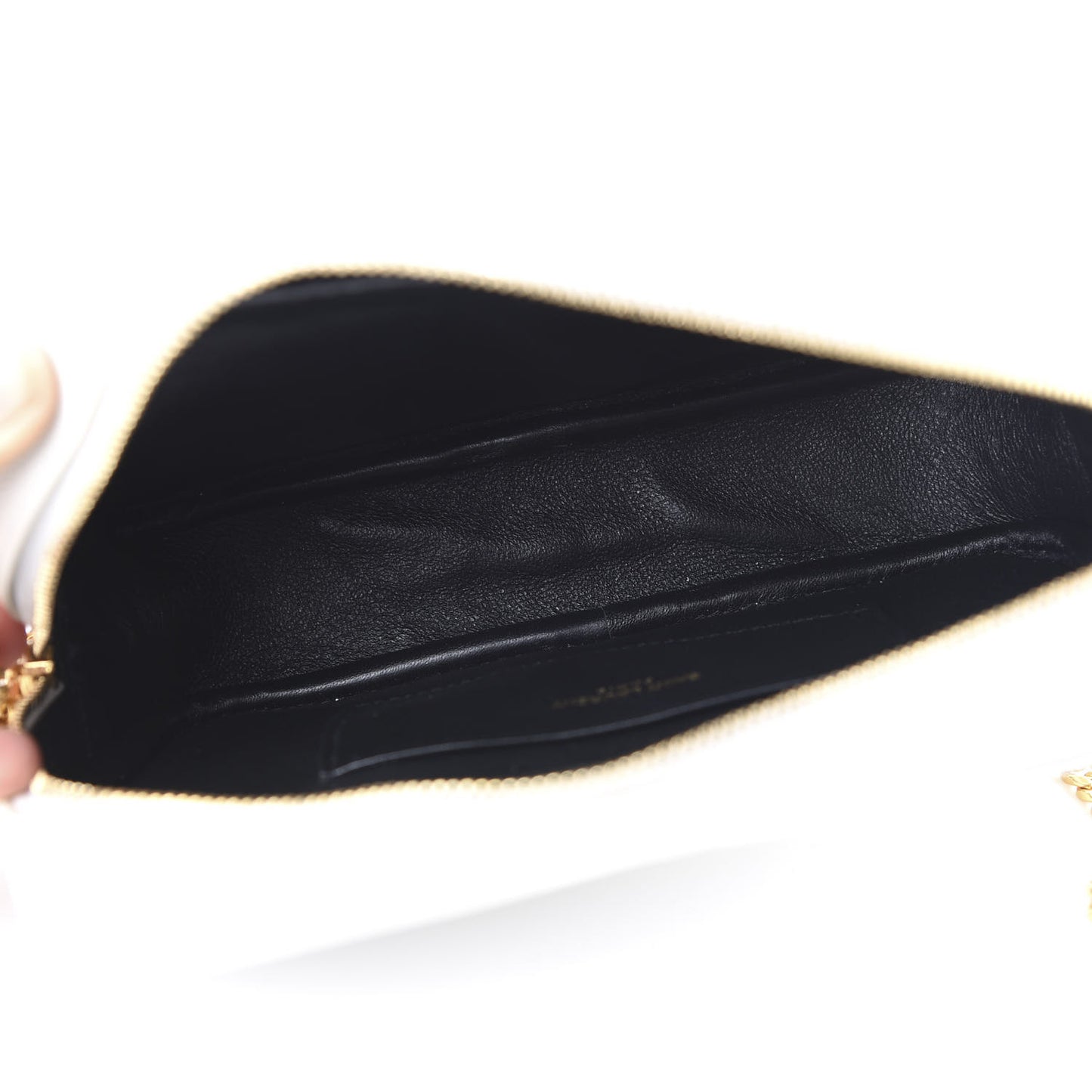 Grain De Poudre Matelasse Monogram Mini Lou Camera Bag Crema Soft