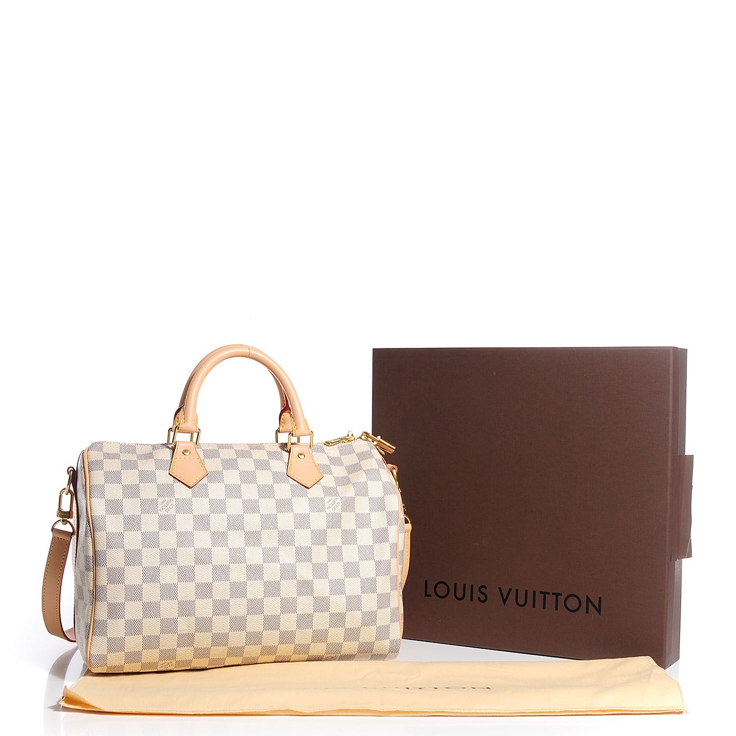 Louis Vuitton Damier Azur Speedy Bandouliere 30 9 of 9