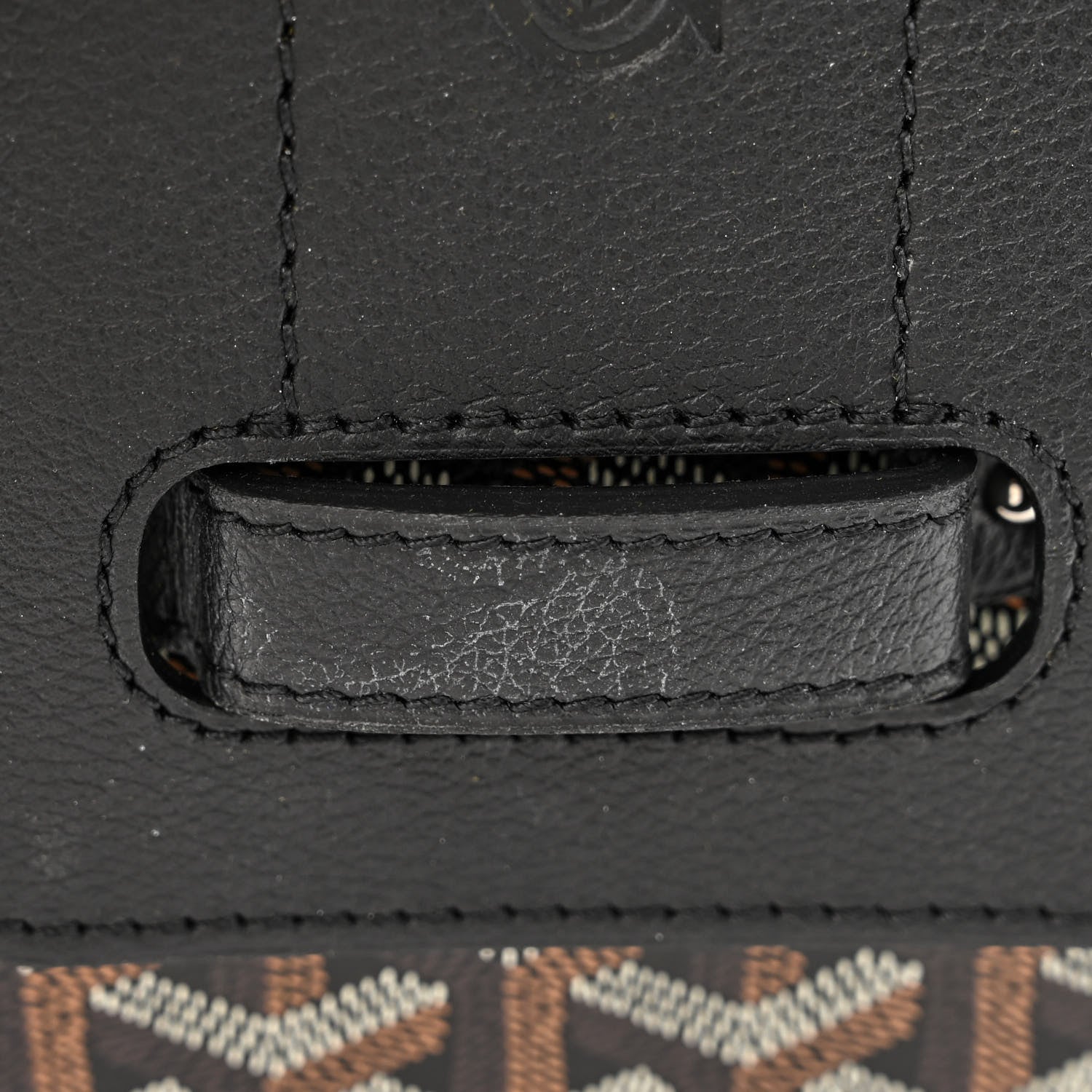 Goyard Goyardine Saigon Tote Black 10 of 11