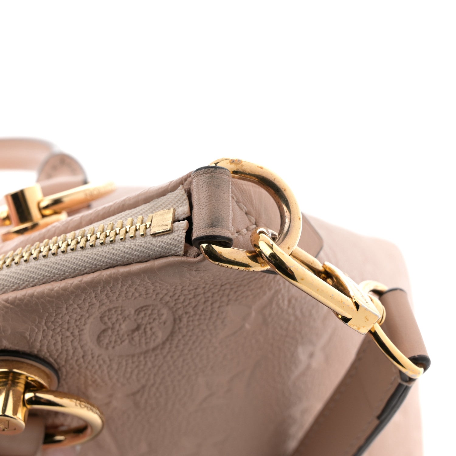 Louis Vuitton Empreinte V Tote MM Beige Rose Creme 13 of 15