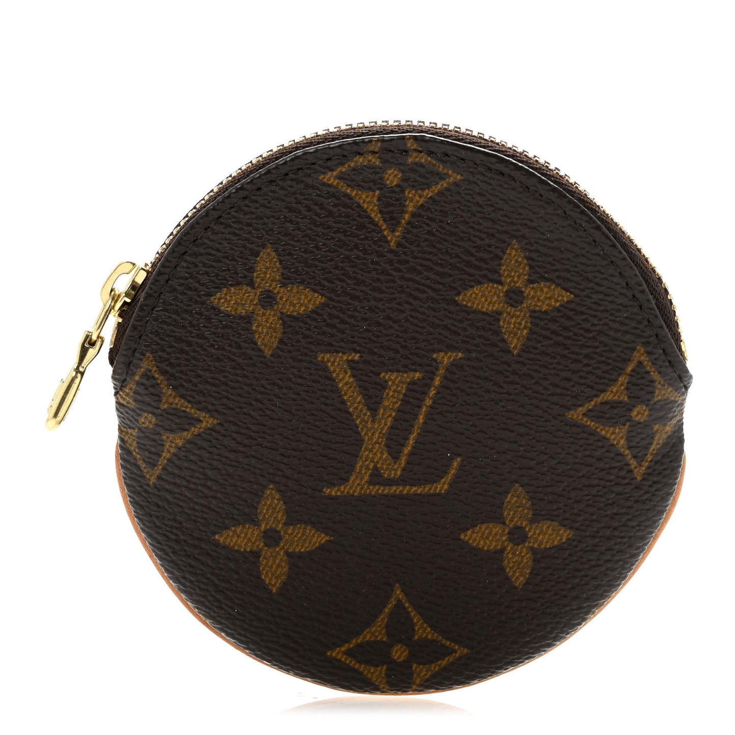 Monogram Round Coin Purse