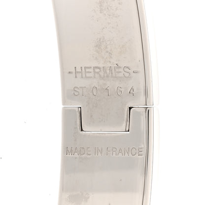 Hermes Enamel Narrow Clic Clac H Bracelet PM White 3 of 5