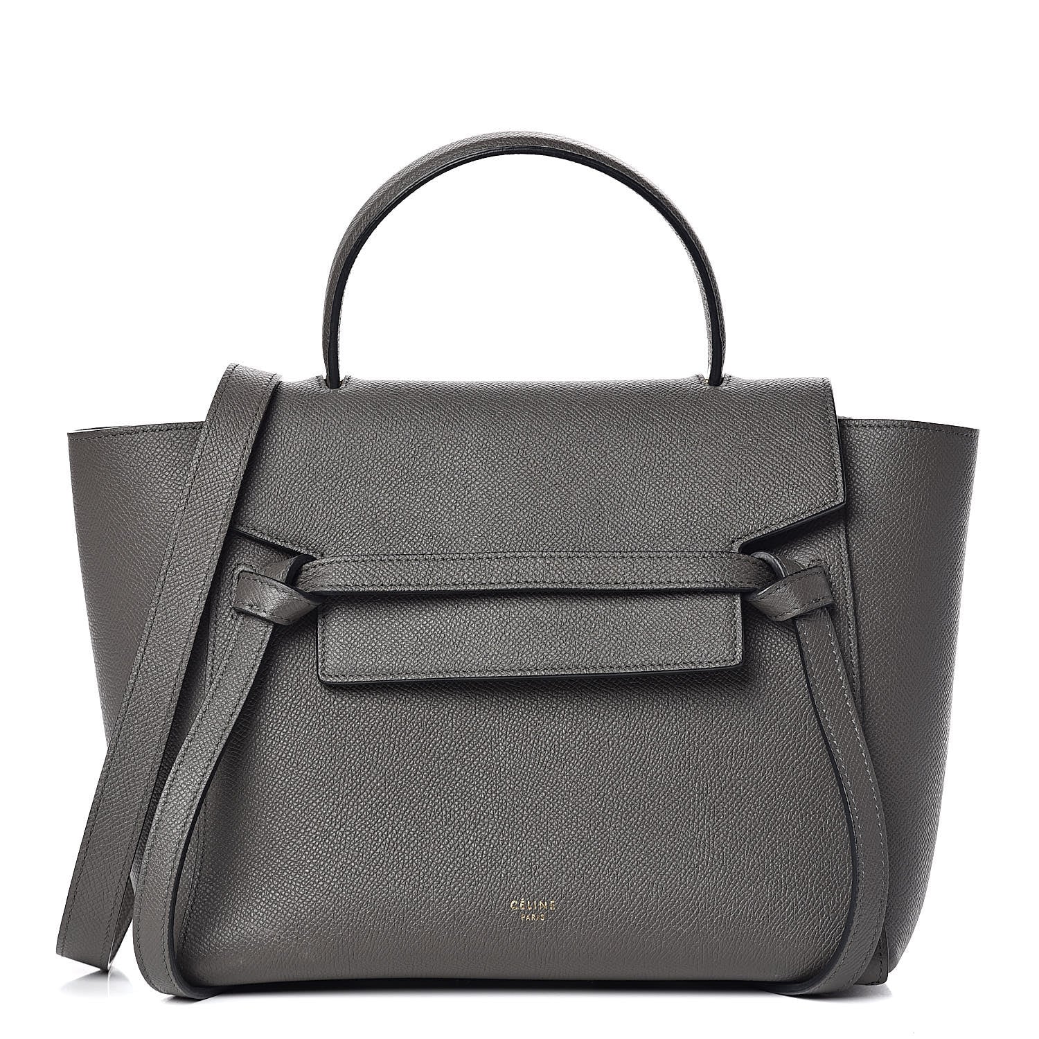 Celine Baby Grained Calfskin Micro Belt Bag Grey 1 of 13