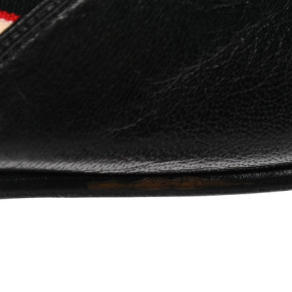Gucci Goatskin Stripe Mens Horsebit Slingback Slippers 8 Black 11 of 12