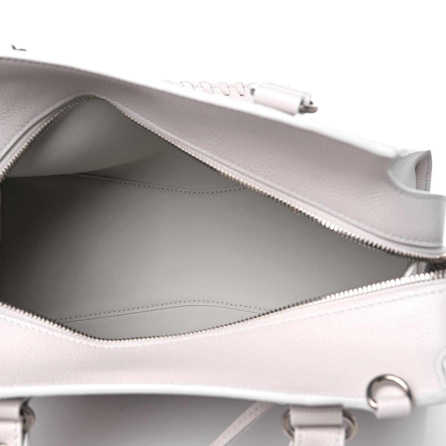 Balenciaga Grained Calfskin Neo Classic Silver Hardware S City Chalky White 5 of 8