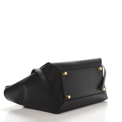 Celine Drummed Calfskin Mini Belt Bag Black 4 of 11