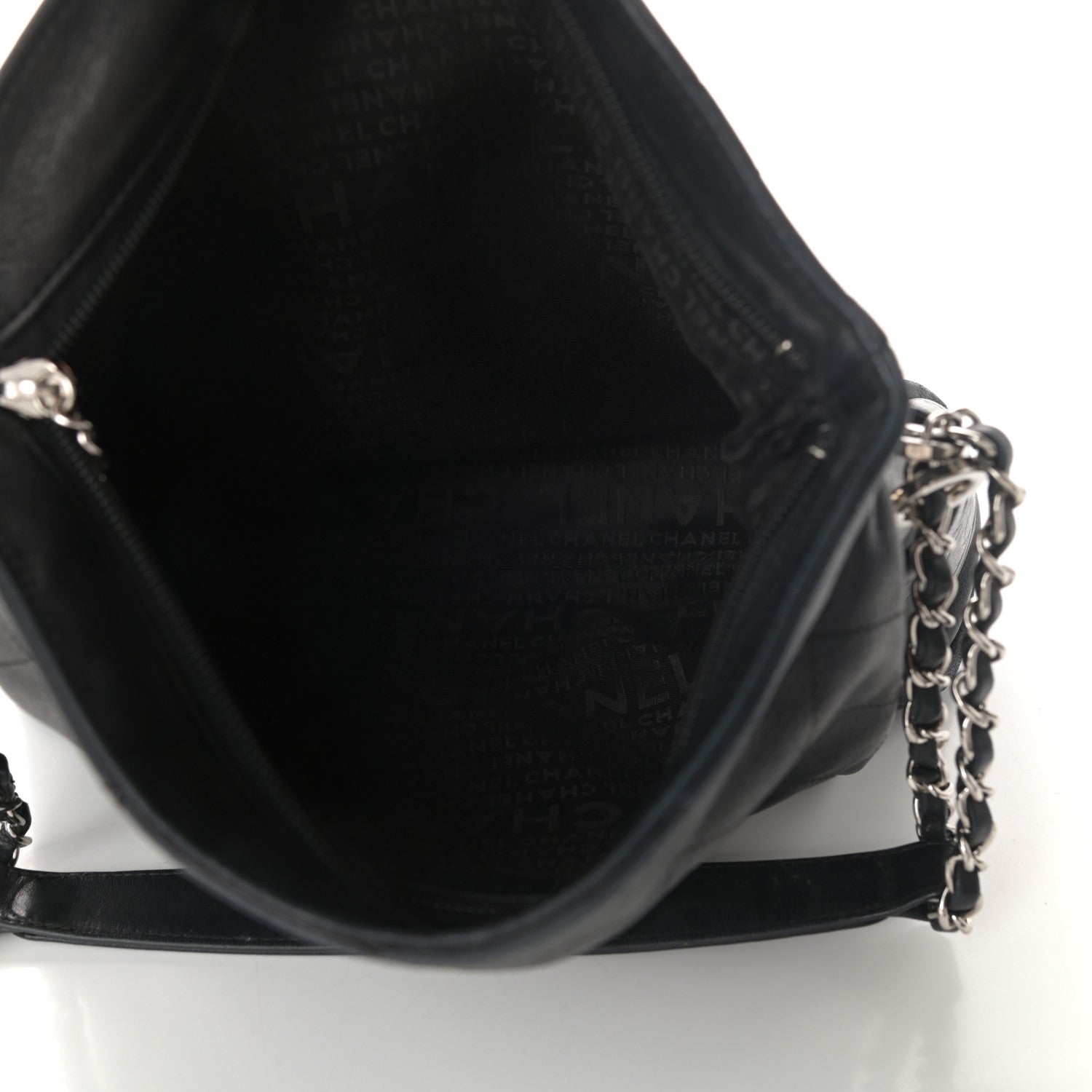 Chanel Lambskin Stitched Medium Ultimate Soft Tote Black 6 of 10
