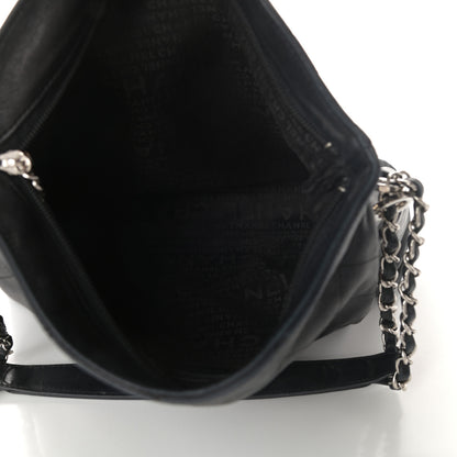 Chanel Lambskin Stitched Medium Ultimate Soft Tote Black 6 of 10
