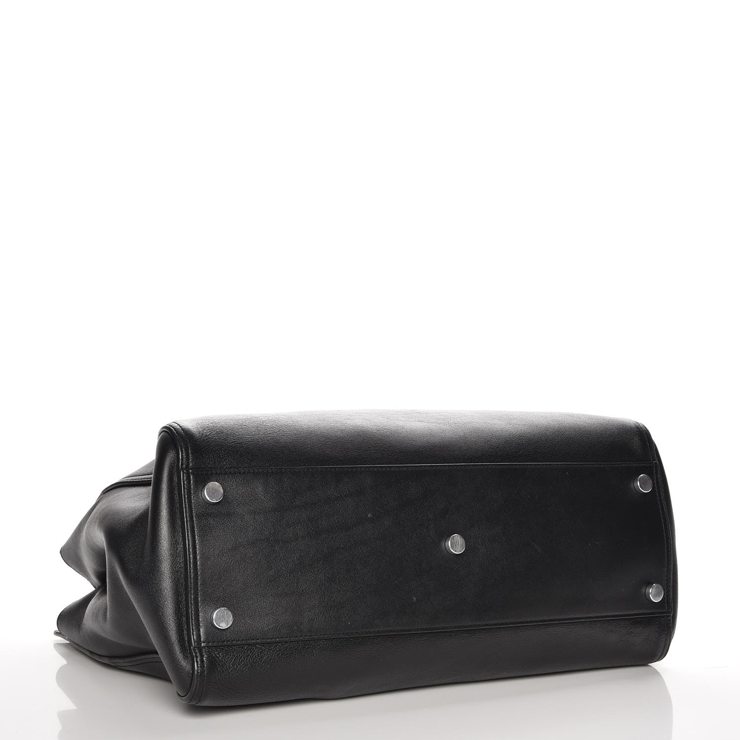 Saint Laurent Calfskin Medium Amber Tote Black 5 of 5