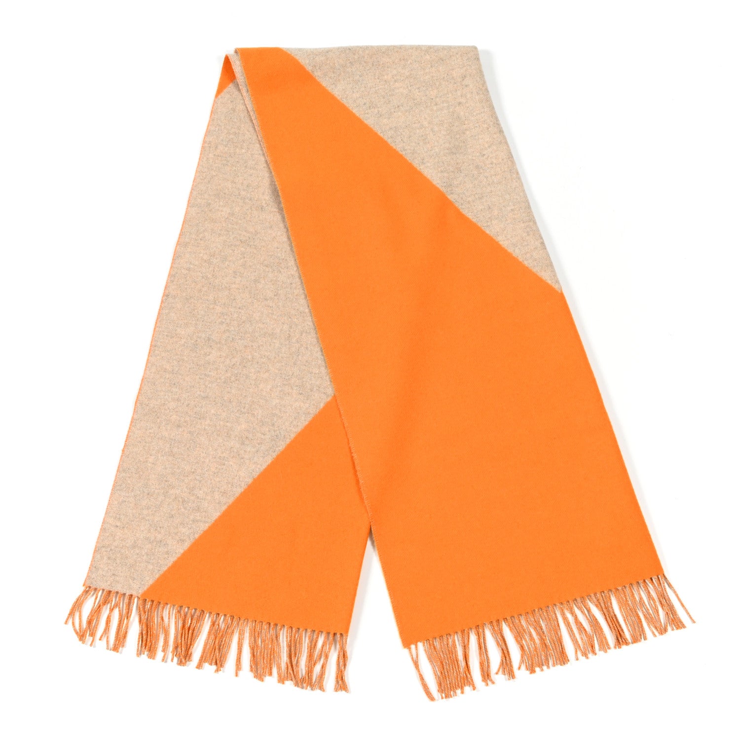 Hermes Cashmere Fringe Scarf 2 of 3