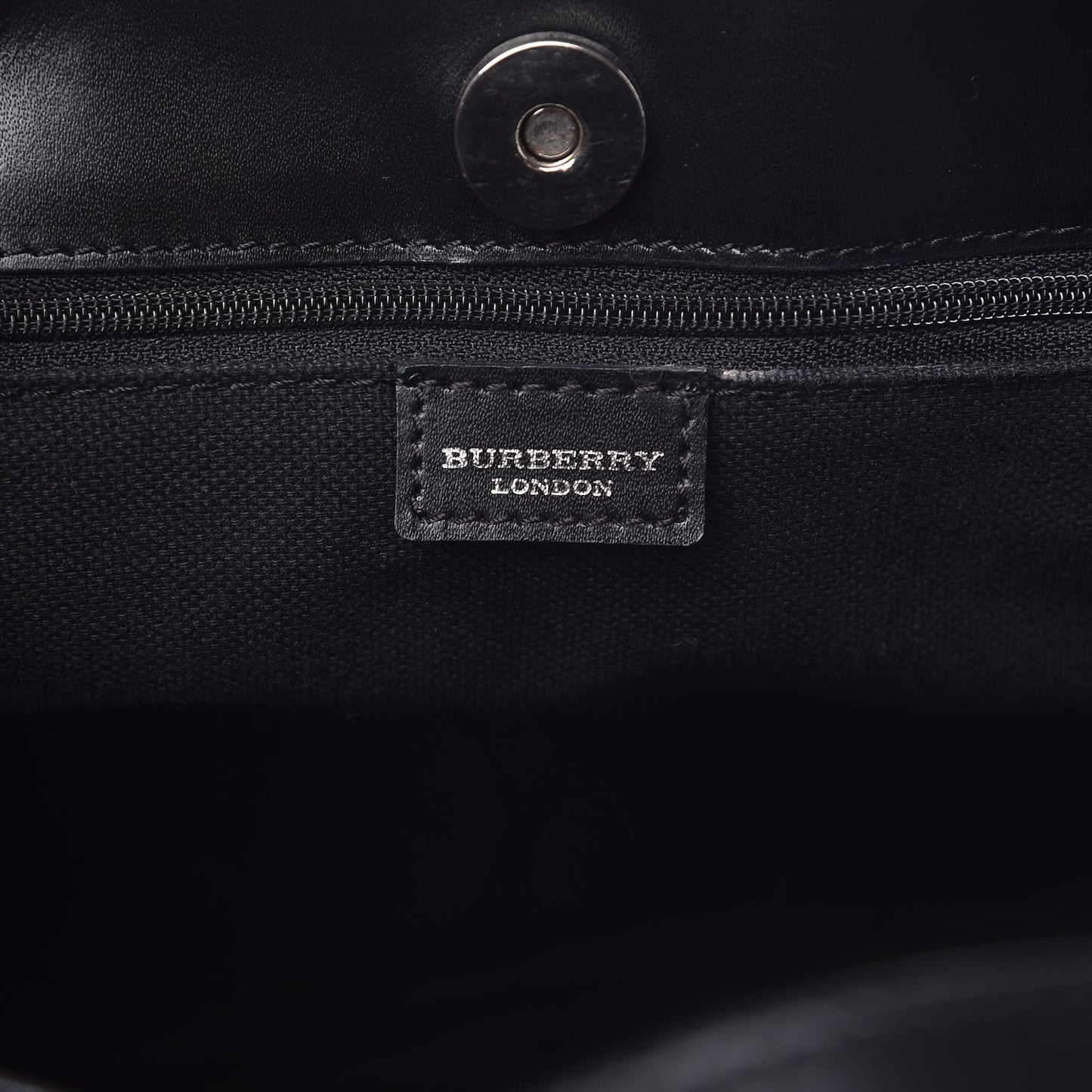 House Check Medium Tote Black