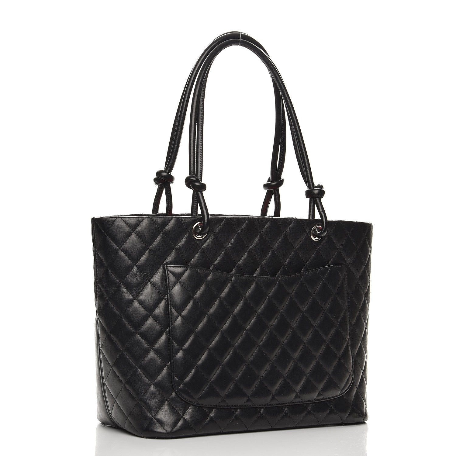 Chanel Calfskin Quilted Large Cambon Tote Black 3 of 9