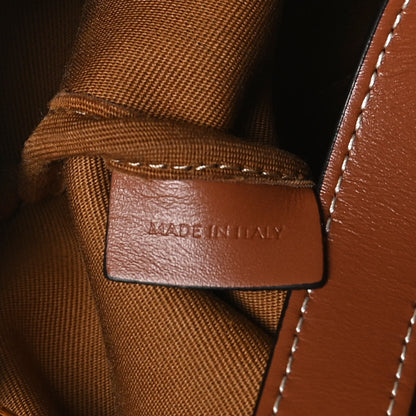 Celine Triomphe Canvas Calfskin Small Bucket Bag Tan 6 of 13