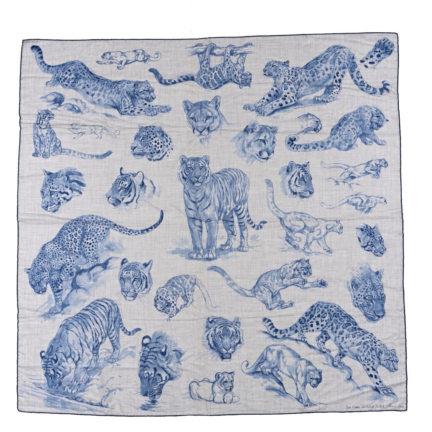 Cashmere Silk Dans L'atelier Shawl 140