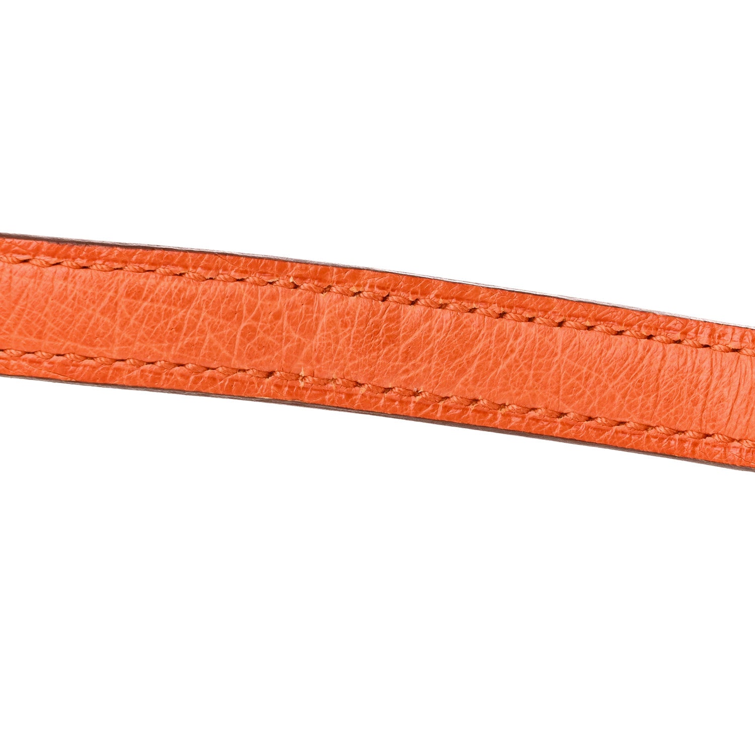 Hermes Ostrich Constance 18 Tangerine 11 of 13