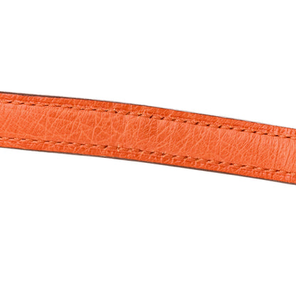 Hermes Ostrich Constance 18 Tangerine 11 of 13