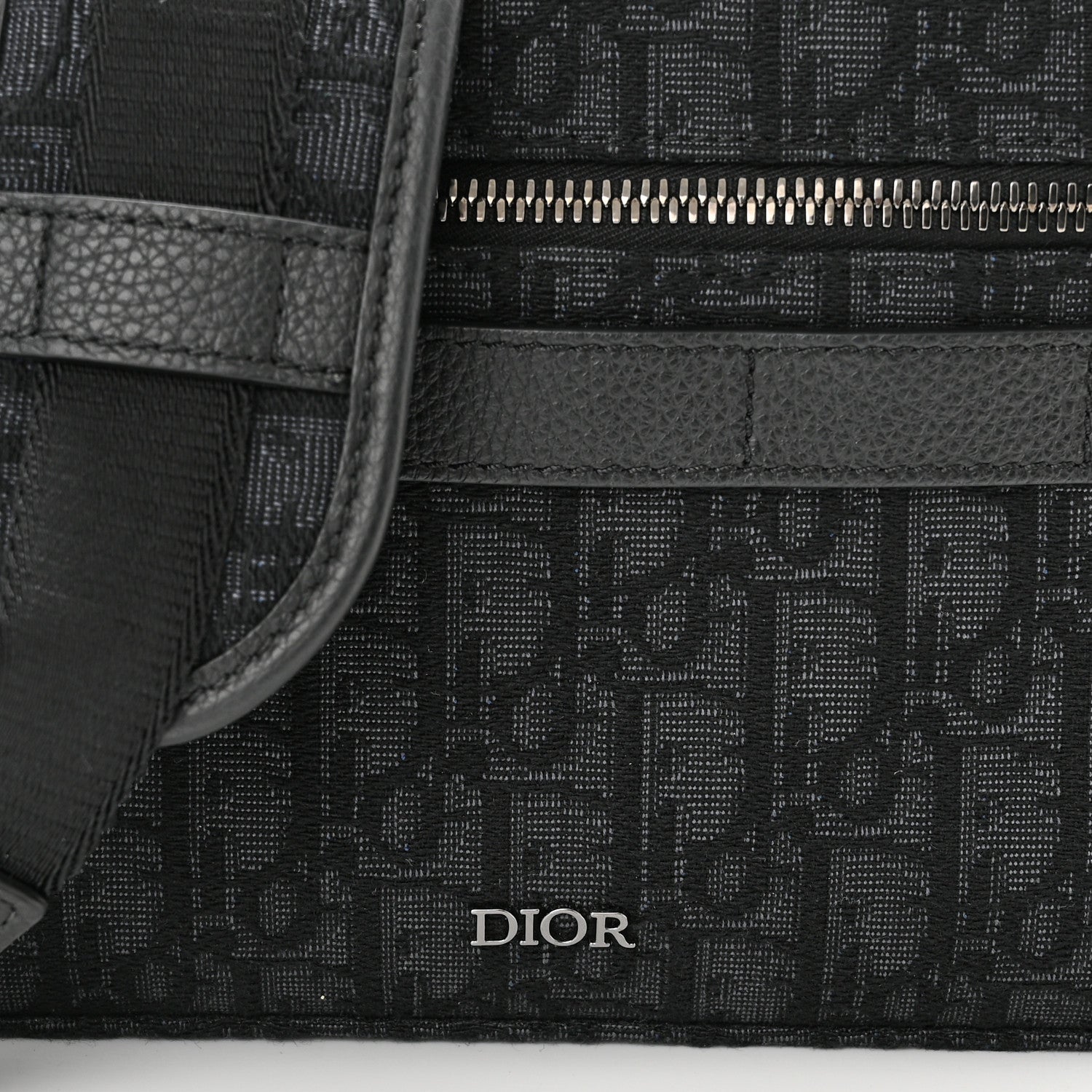 Christian Dior HOMME Oblique Safari Messenger Black 7 of 9