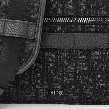 Christian Dior HOMME Oblique Safari Messenger Black 7 of 9