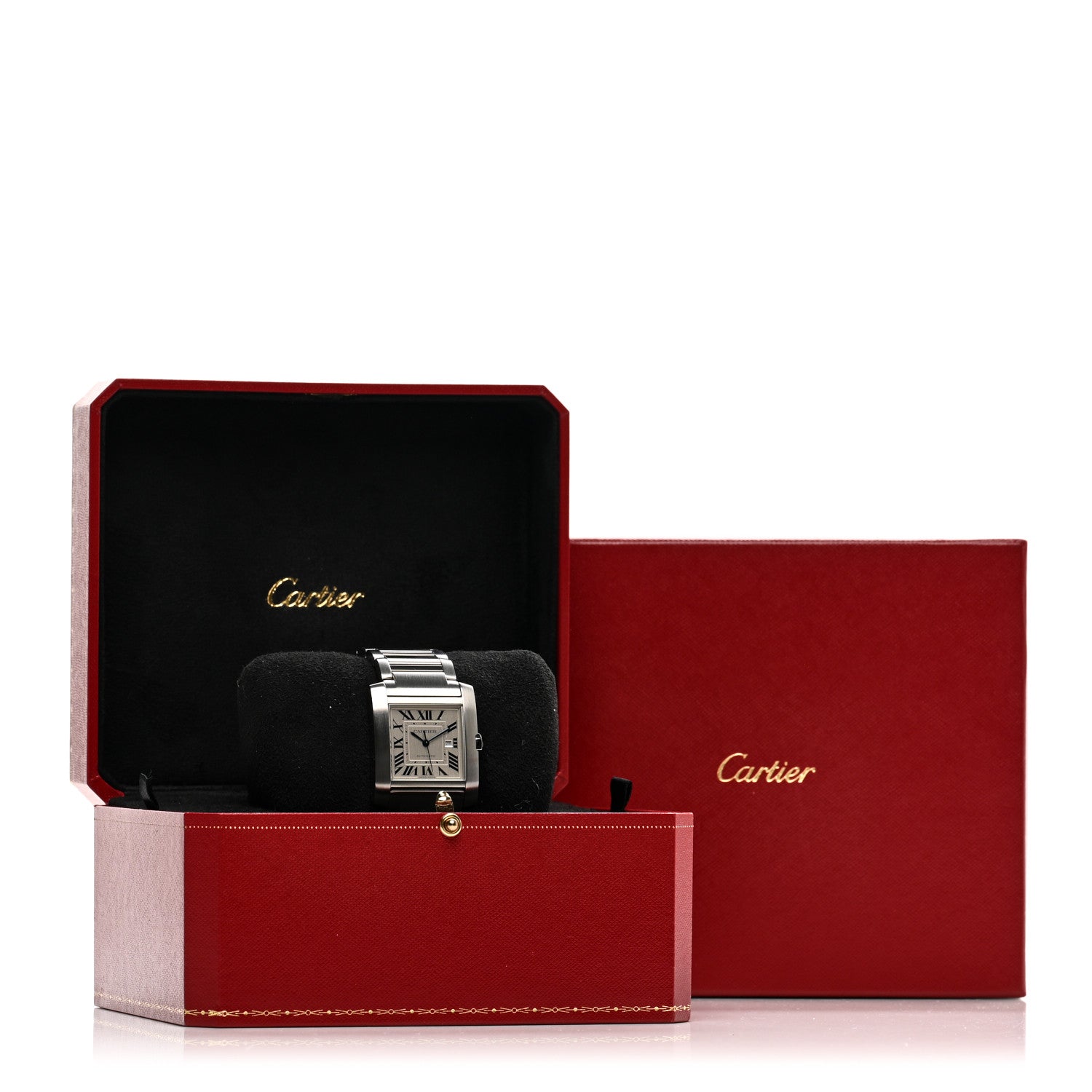 Cartier Stainless Steel 30mm Tank Francaise Automatic Watch 5 of 5