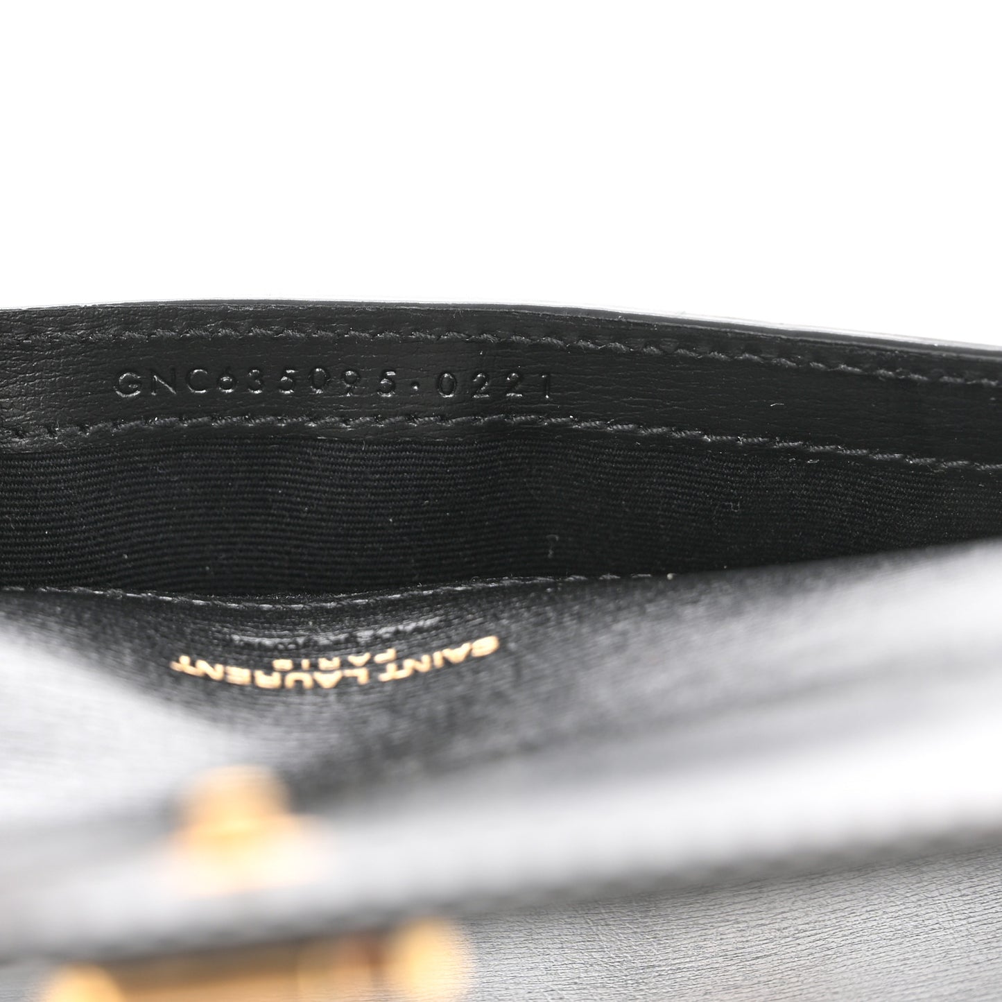 Smooth Calfskin Monogram Phone Holder Crossbody Black