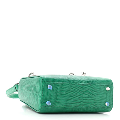 Christian Dior Lizard Swarovski Crystal Mini Lady Dior Green 4 of 11