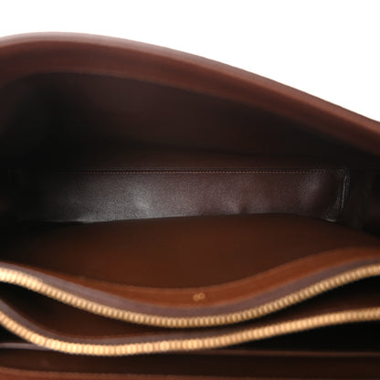 Celine Grained Calfskin Classique 16 Top Handle Bag Brown 5 of 11