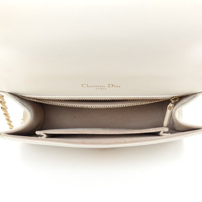 Christian Dior Lambskin Studded Medium Diorama Flap Bag Latte 5 of 17
