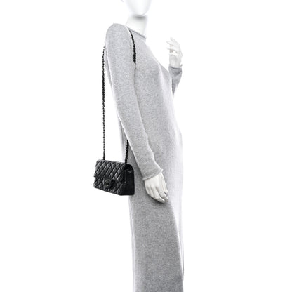 Chanel Lambskin Quilted Mini Rectangular Flap So Black 2 of 11