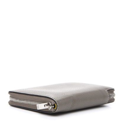 Celine Drummed Calfskin Zip Around Multifunction Wallet Souris 4 of 11