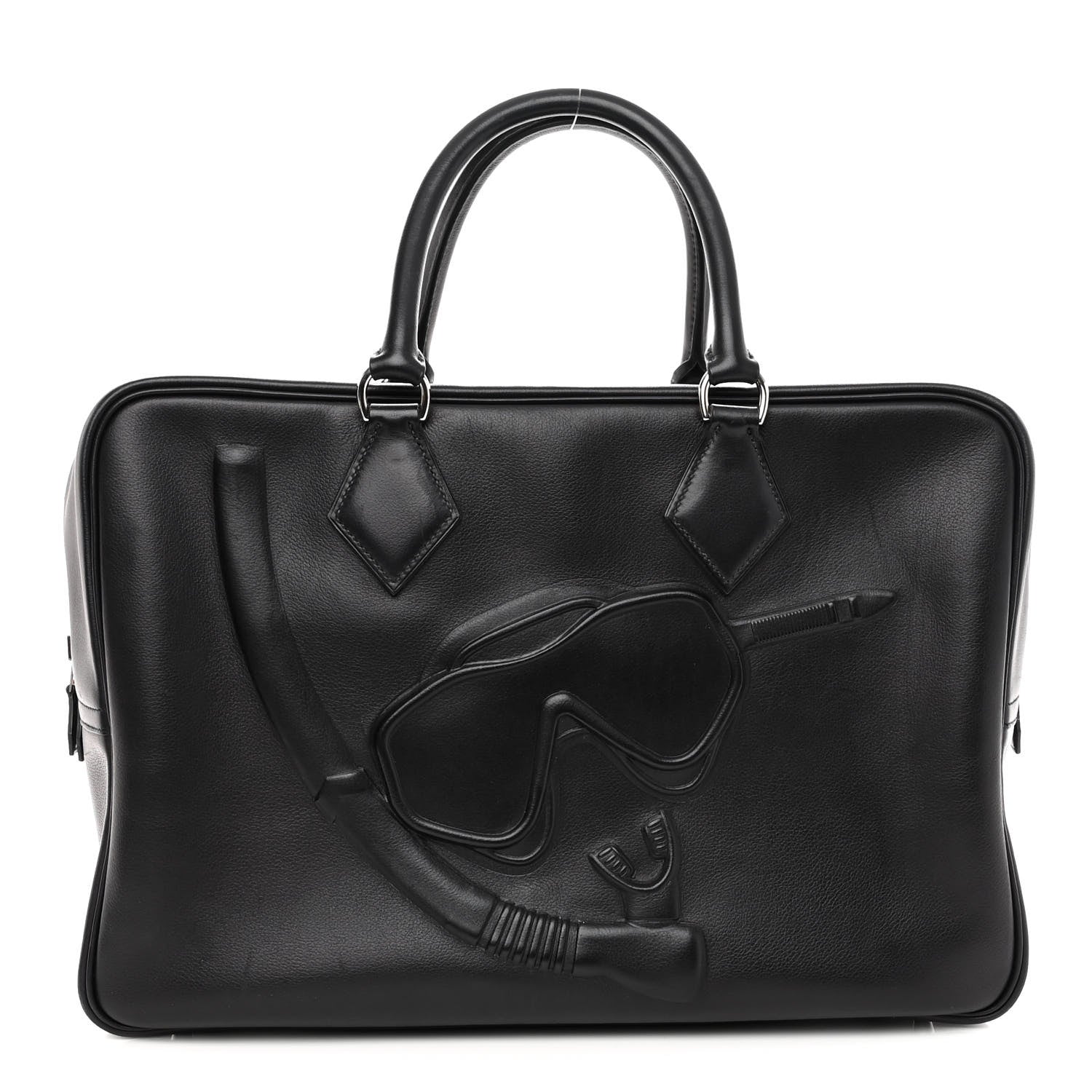 Hermes Evergrain Dr. No Plume 40 Black 1 of 9