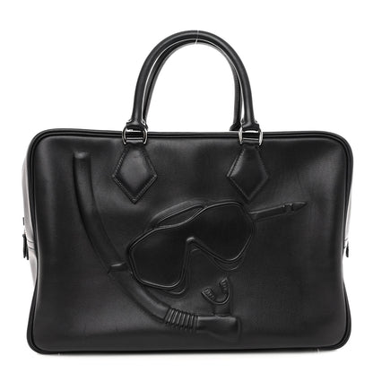 Hermes Evergrain Dr. No Plume 40 Black 1 of 9