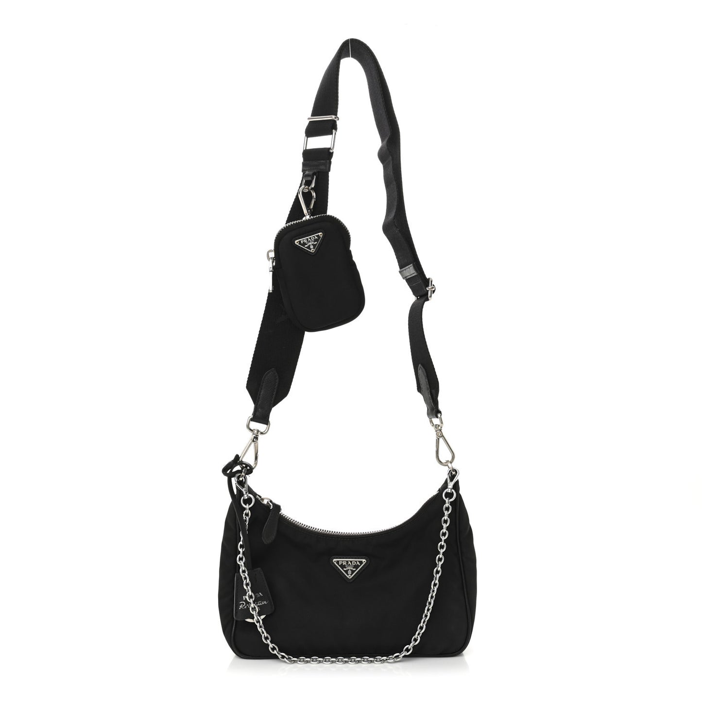Nylon Re-Edition 2005 Shoulder Bag Black